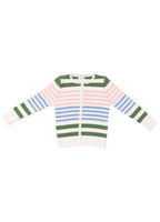 EVERE KIDS Unisex Wooly Saç Örgülü Çizgili Triko Hırka