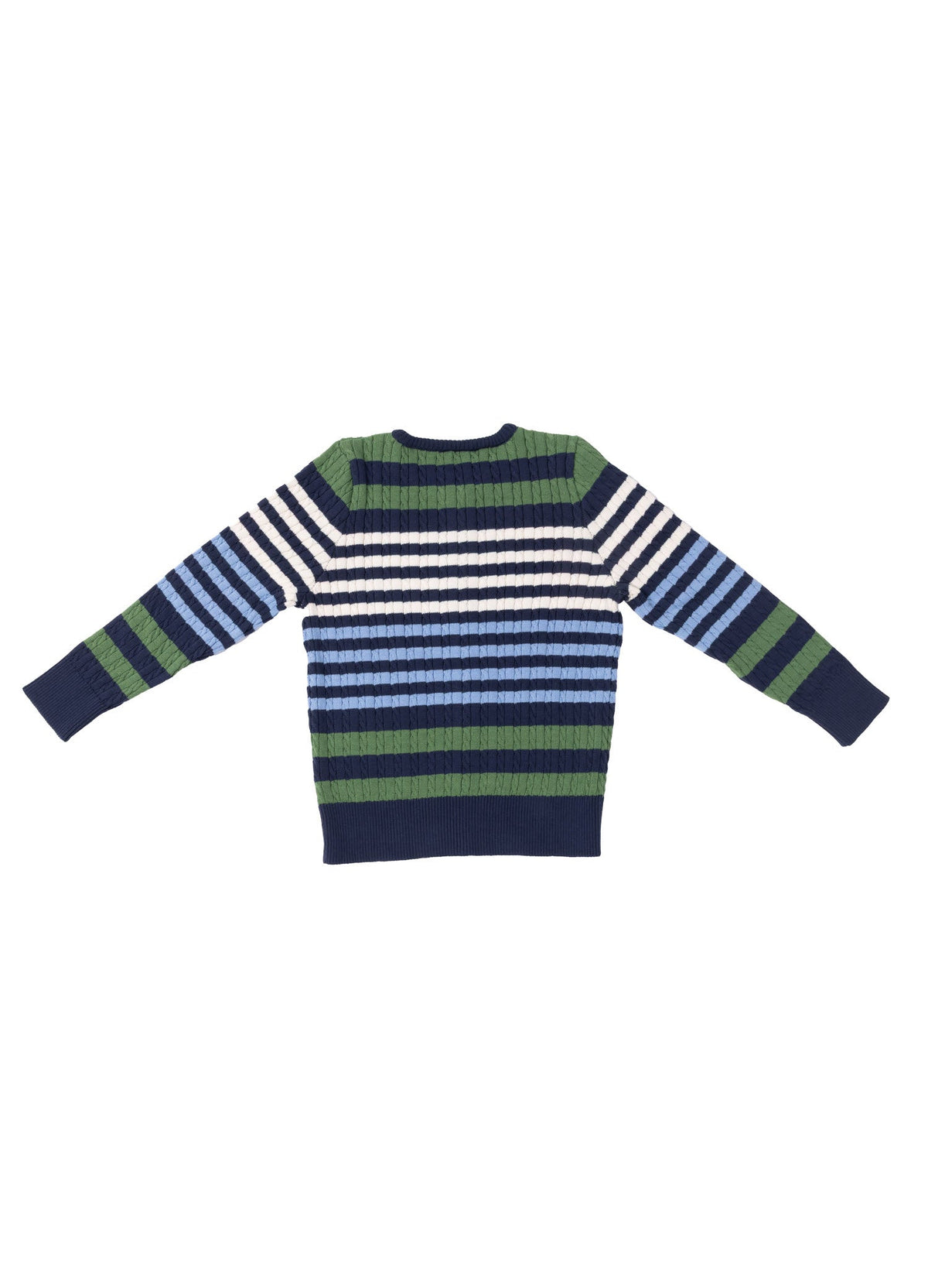 EVERE KIDS Unisex Wooly Saç Örgülü Çizgili Triko Hırka
