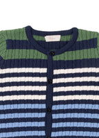 EVERE KIDS Unisex Wooly Saç Örgülü Çizgili Triko Hırka