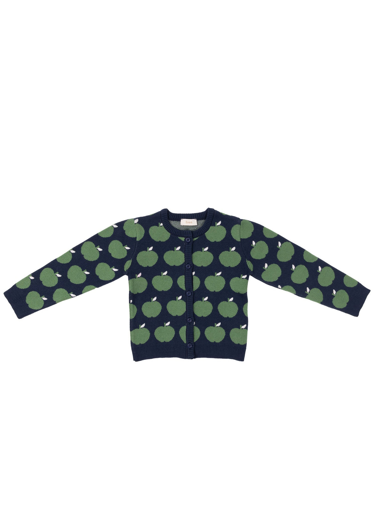 EVERE KIDS Apple Garden Elma Desenli Triko Hırka