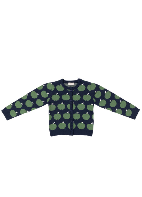 EVERE KIDS Apple Garden Elma Desenli Triko Hırka
