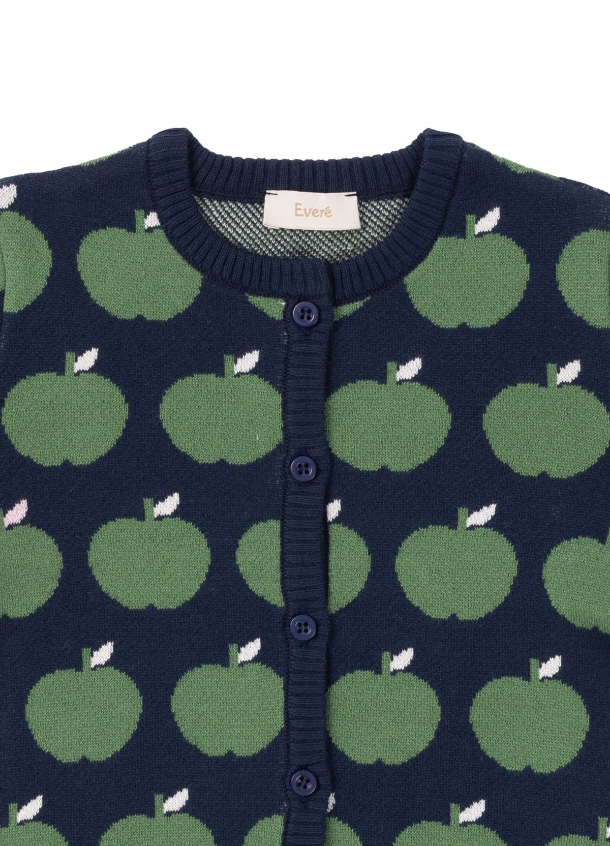 EVERE KIDS Apple Garden Elma Desenli Triko Hırka