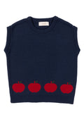 EVERE KIDS Apple Garden Elma Desenli Unisex Triko Yelek