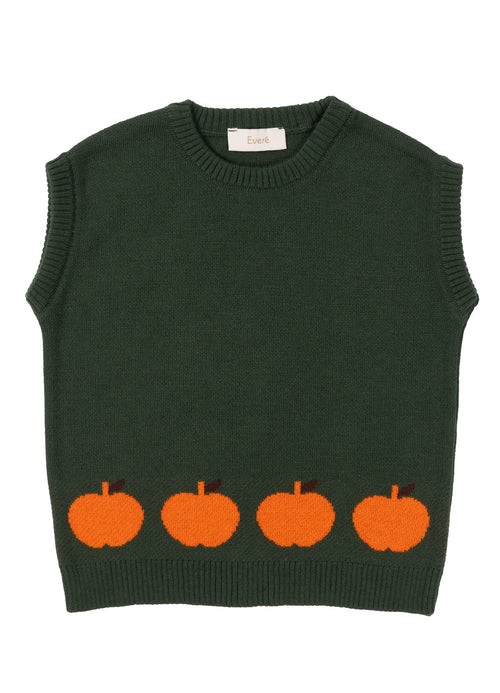 EVERE KIDS Apple Garden Elma Desenli Unisex Triko Yelek