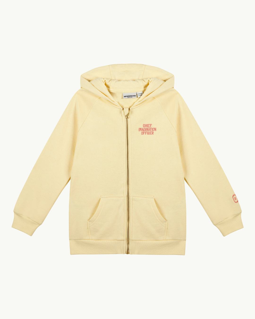 CHIEF IMAGINATION OFFICER Organik Pamuk Fermuarlı Hoodie No.01