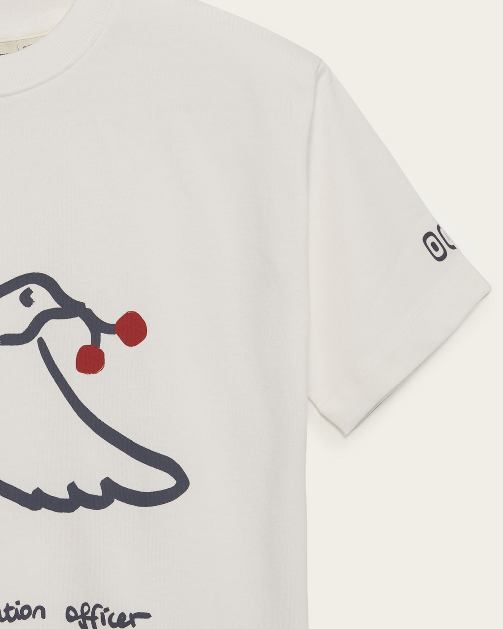 CHIEF IMAGINATION OFFICER Organik pamuk Beyaz T-Shirt Nº02