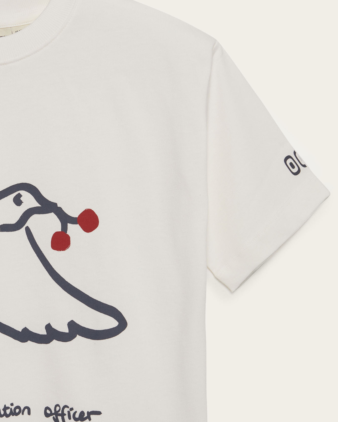 CHIEF IMAGINATION OFFICER Organik pamuk Beyaz T-Shirt Nº02
