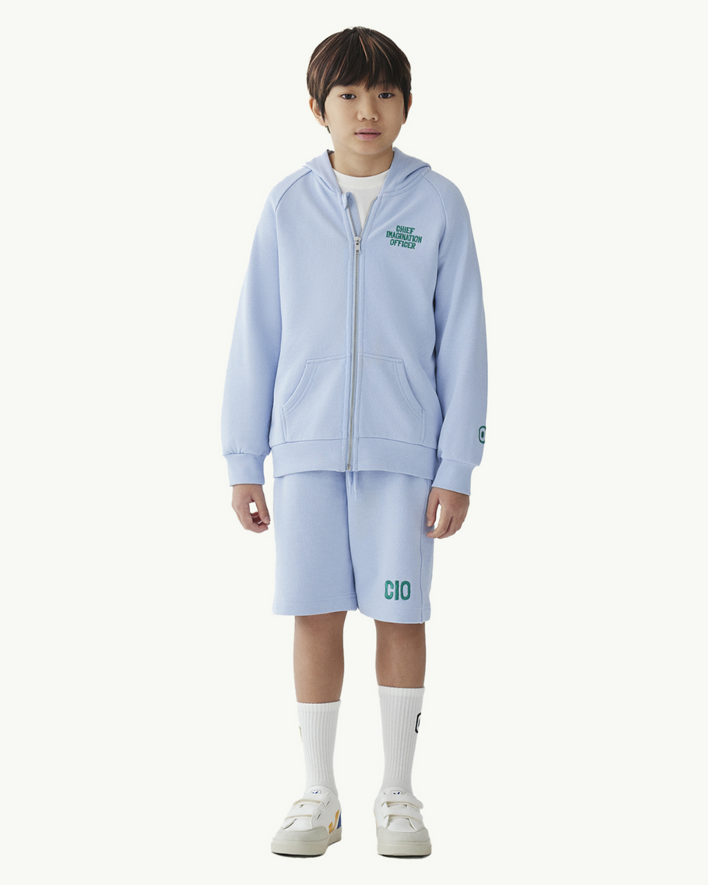CHIEF IMAGINATION OFFICER Organik Pamuklu Fermuarlı Sweatshirt No.01