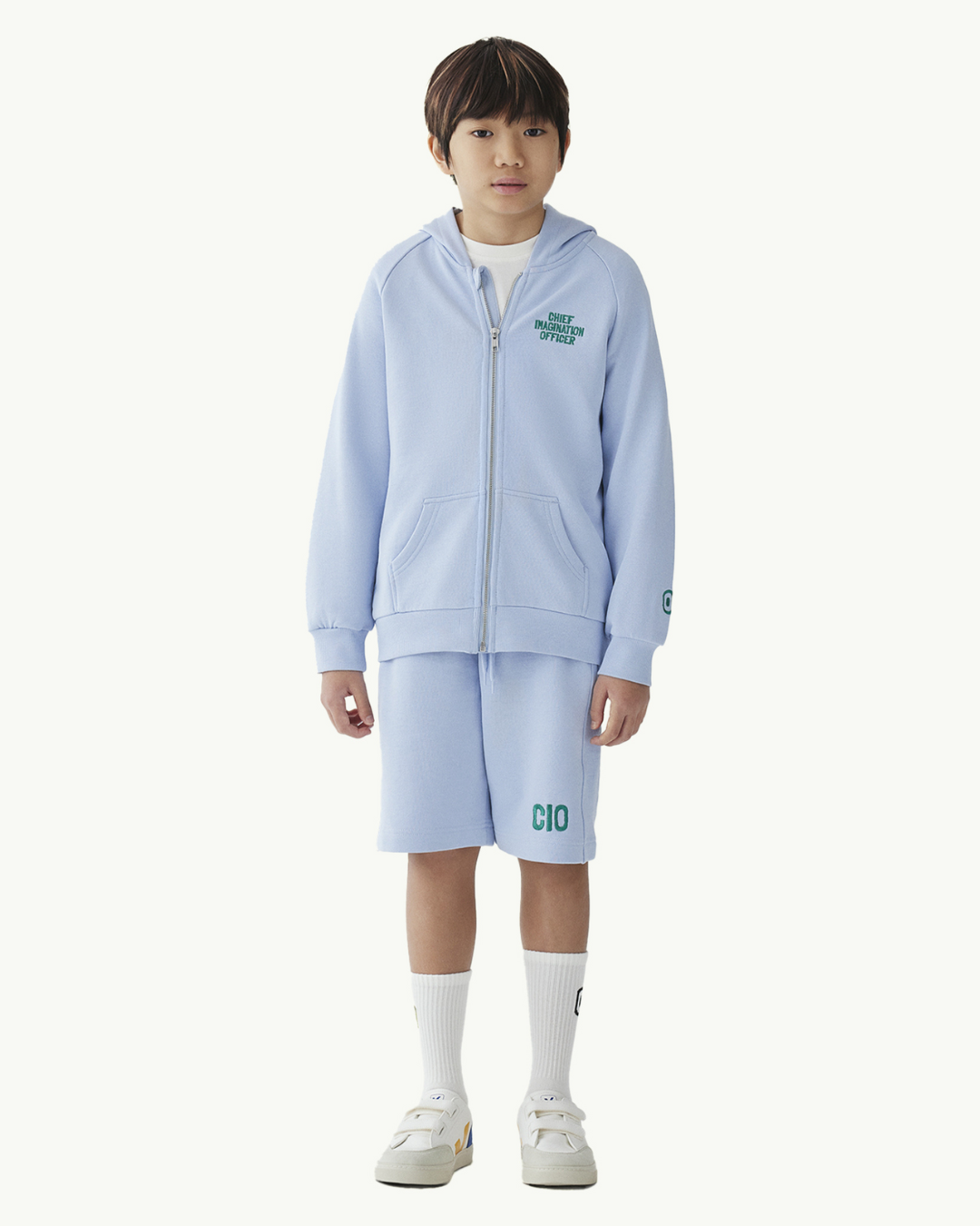 CHIEF IMAGINATION OFFICER Organik Pamuklu Fermuarlı Sweatshirt No.01
