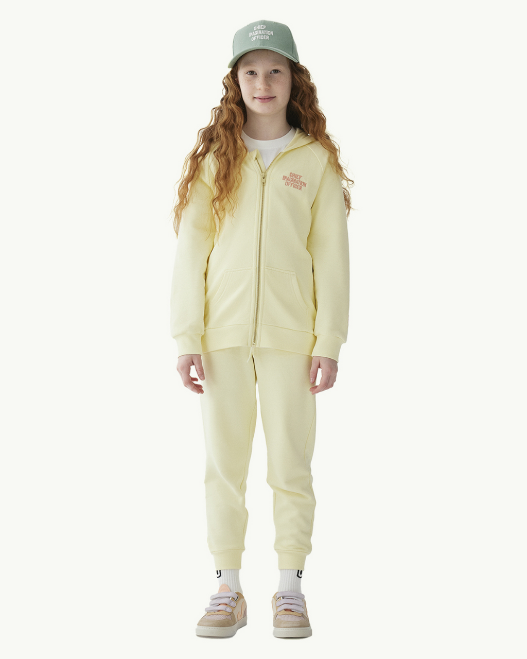 CHIEF IMAGINATION OFFICER Organik Pamuk Fermuarlı Hoodie No.01