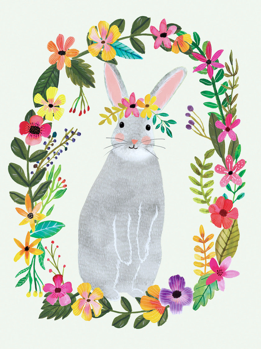 HUEPPI BUNNY WREATH