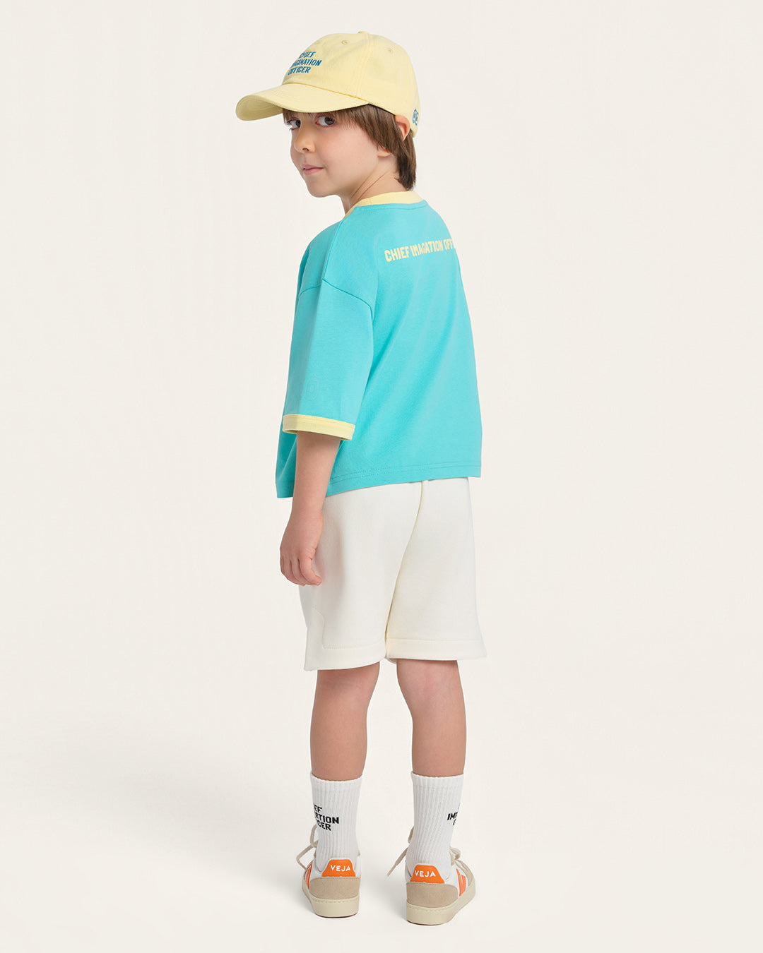 CHIEF IMAGINATION OFFICER Organik pamuklu Mavi T-Shirt Nº03