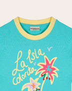 CHIEF IMAGINATION OFFICER Organik pamuklu Mavi T-Shirt Nº03