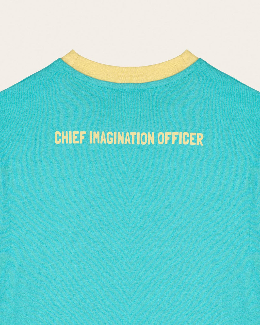 CHIEF IMAGINATION OFFICER Organik pamuklu Mavi T-Shirt Nº03