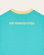 CHIEF IMAGINATION OFFICER Organik pamuklu Mavi T-Shirt Nº03
