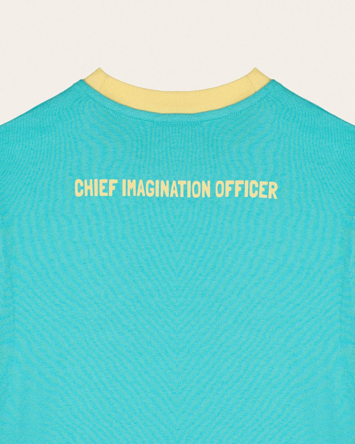 CHIEF IMAGINATION OFFICER Organik pamuklu Mavi T-Shirt Nº03