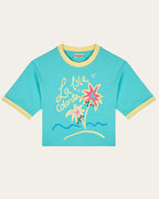 CHIEF IMAGINATION OFFICER Organik pamuklu Mavi T-Shirt Nº03