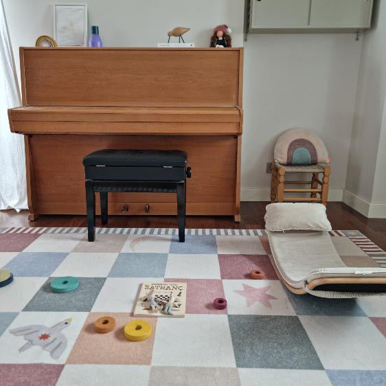 HUEPPI PATCH & PLAY CHECKMATE RUG