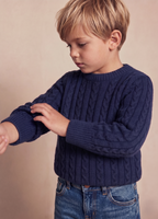 EVERE KIDS Wooly Saç Örgülü Unisex Triko Kazak