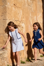 EVERE KIDS Amélie Kolsuz Kumaş Çizgili Elbise