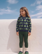 EVERE KIDS Apple Garden Elma Desenli Triko Hırka