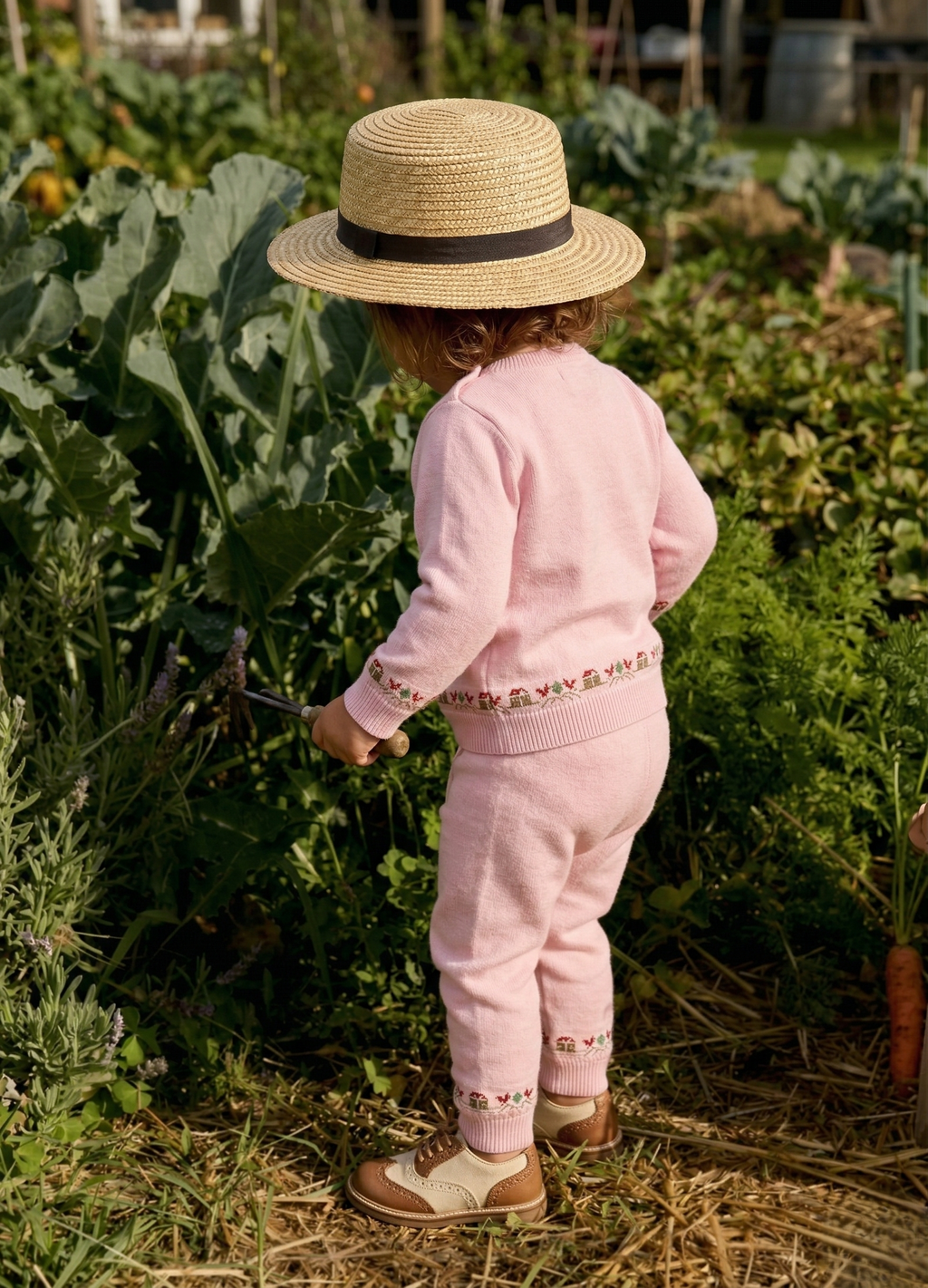 EVERE KIDS Little Farmer Kısa Paçalı Eşofman Takımı