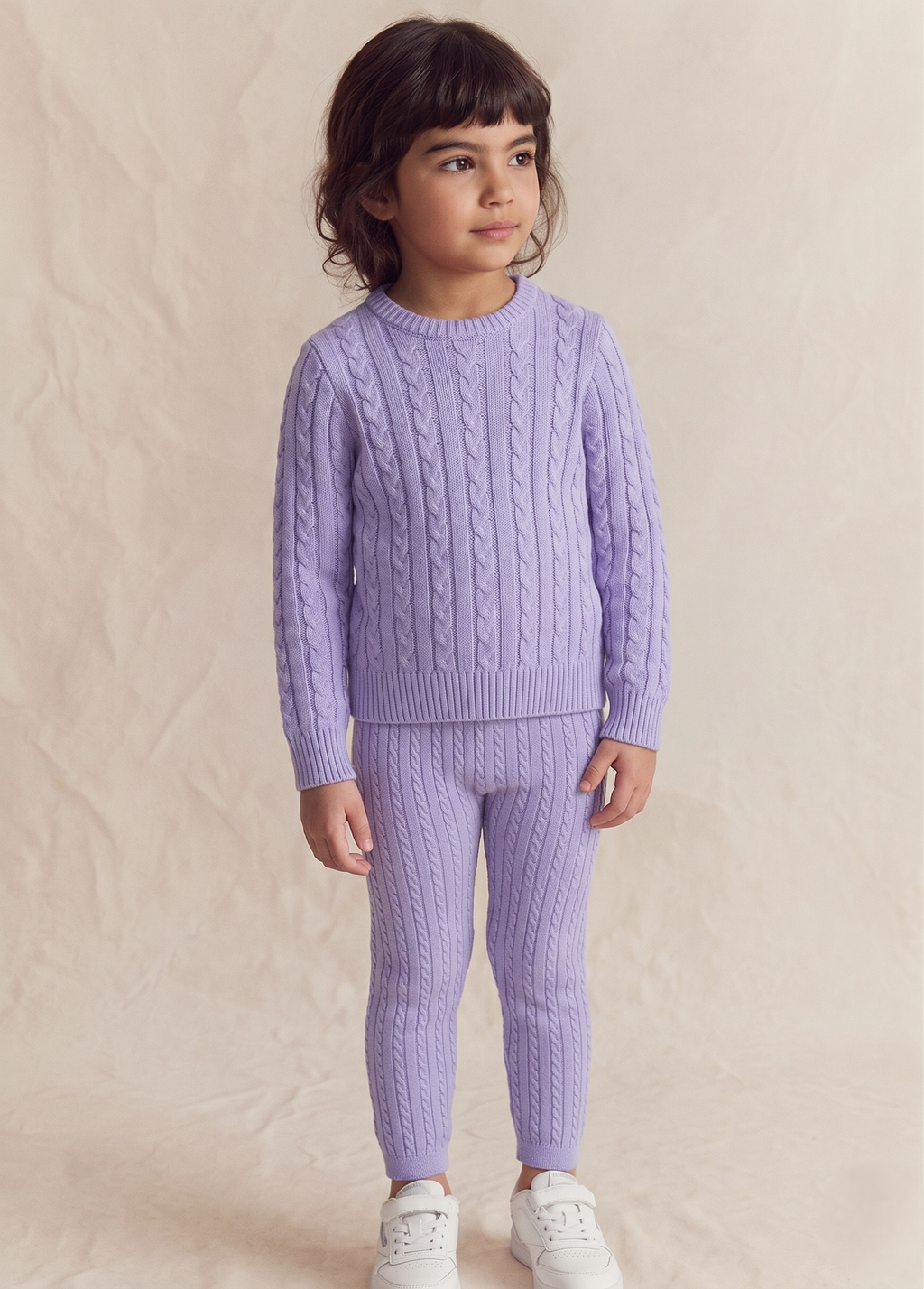 EVERE KIDS Wooly Saç Örgülü Unisex Triko Kazak