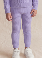EVERE KIDS Wooly Saç Örgülü Unisex Triko Tayt