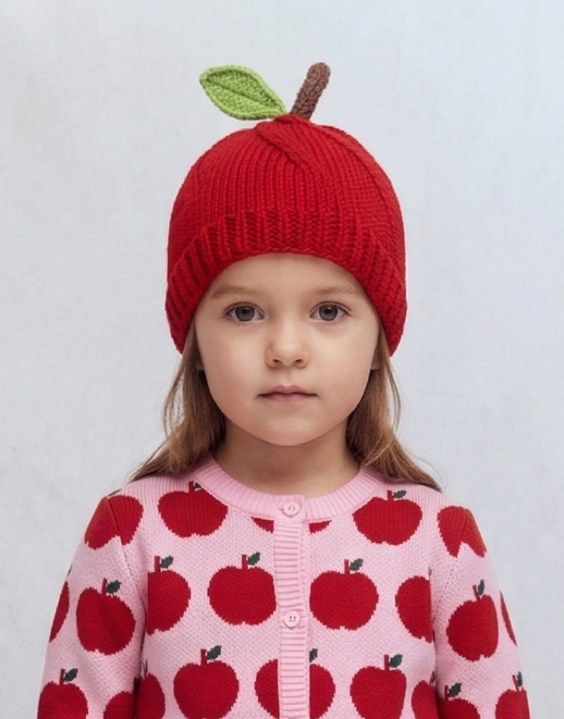 EVERE KIDS Apple Garden Elmalı Şapka