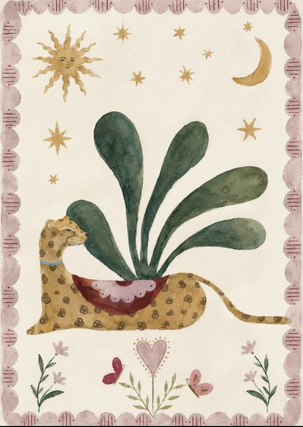 HUEPPI WILD AT HEART LEOPARD RUG