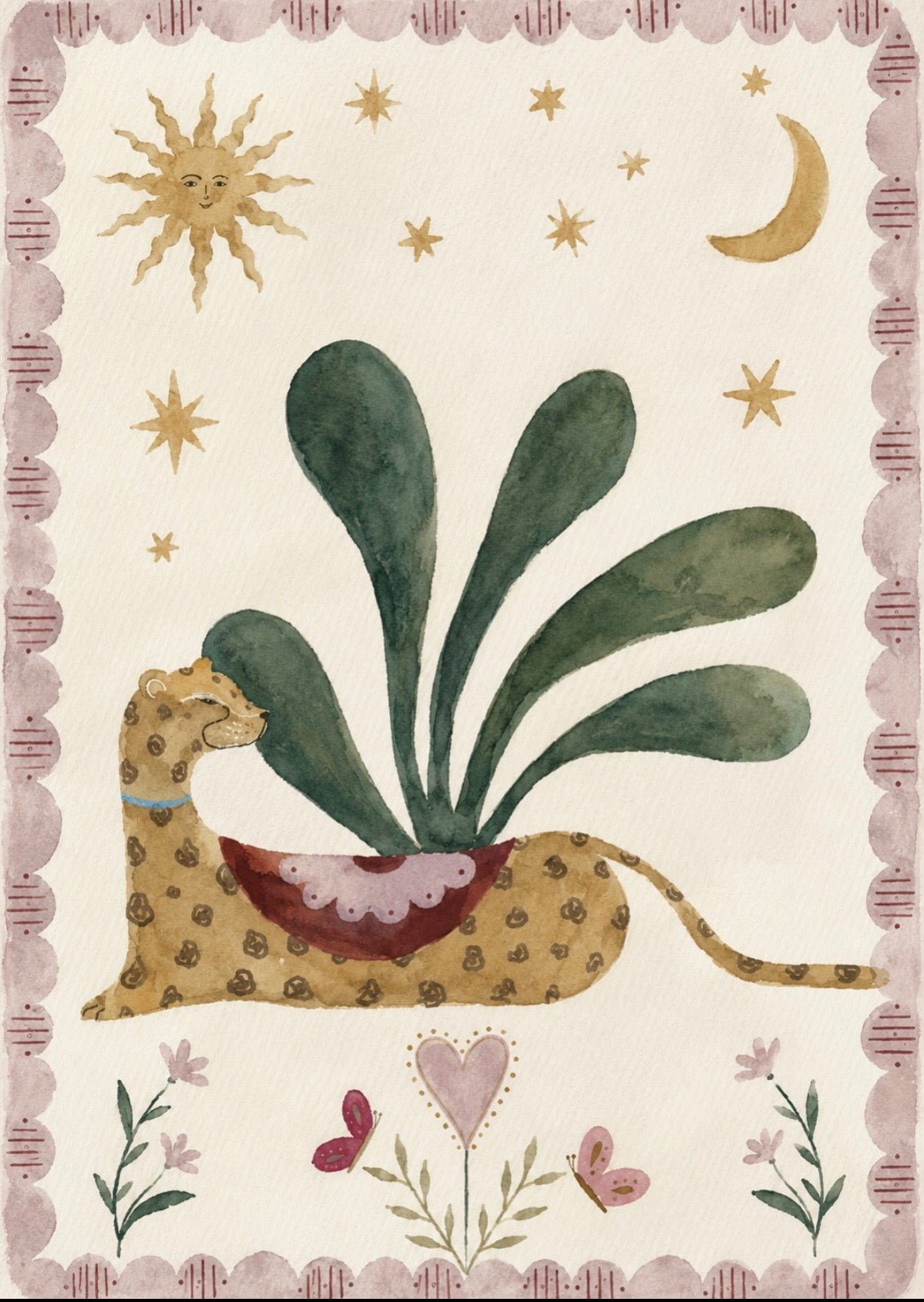 HUEPPI WILD AT HEART LEOPARD RUG