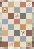 HUEPPI PATCH & PLAY CHECKMATE RUG