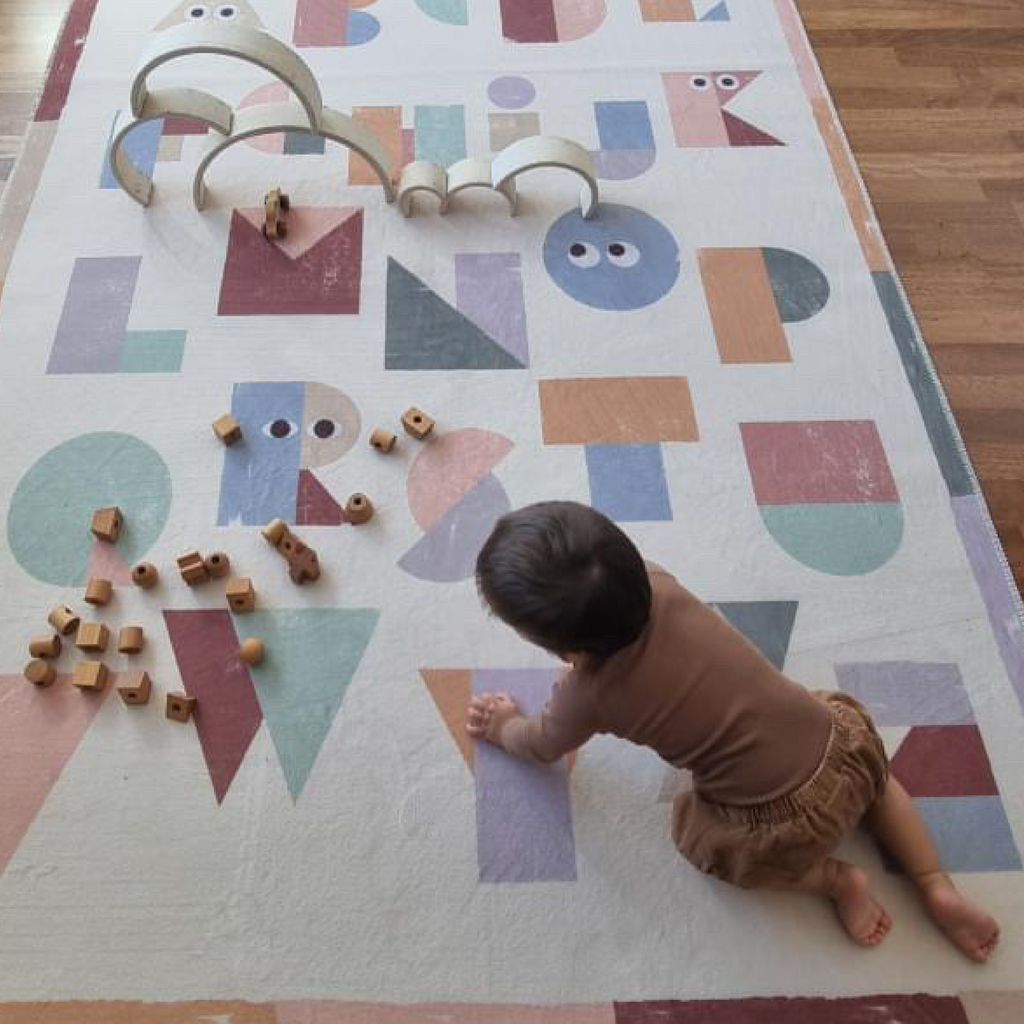 HUEPPI SPELL THE FUN ALPHABET RUG
