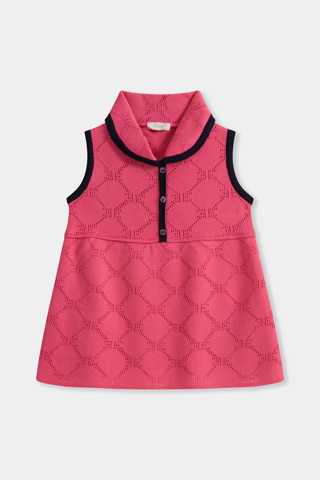 EVERE KIDS Ajurlu Kolsuz Mini Elbise