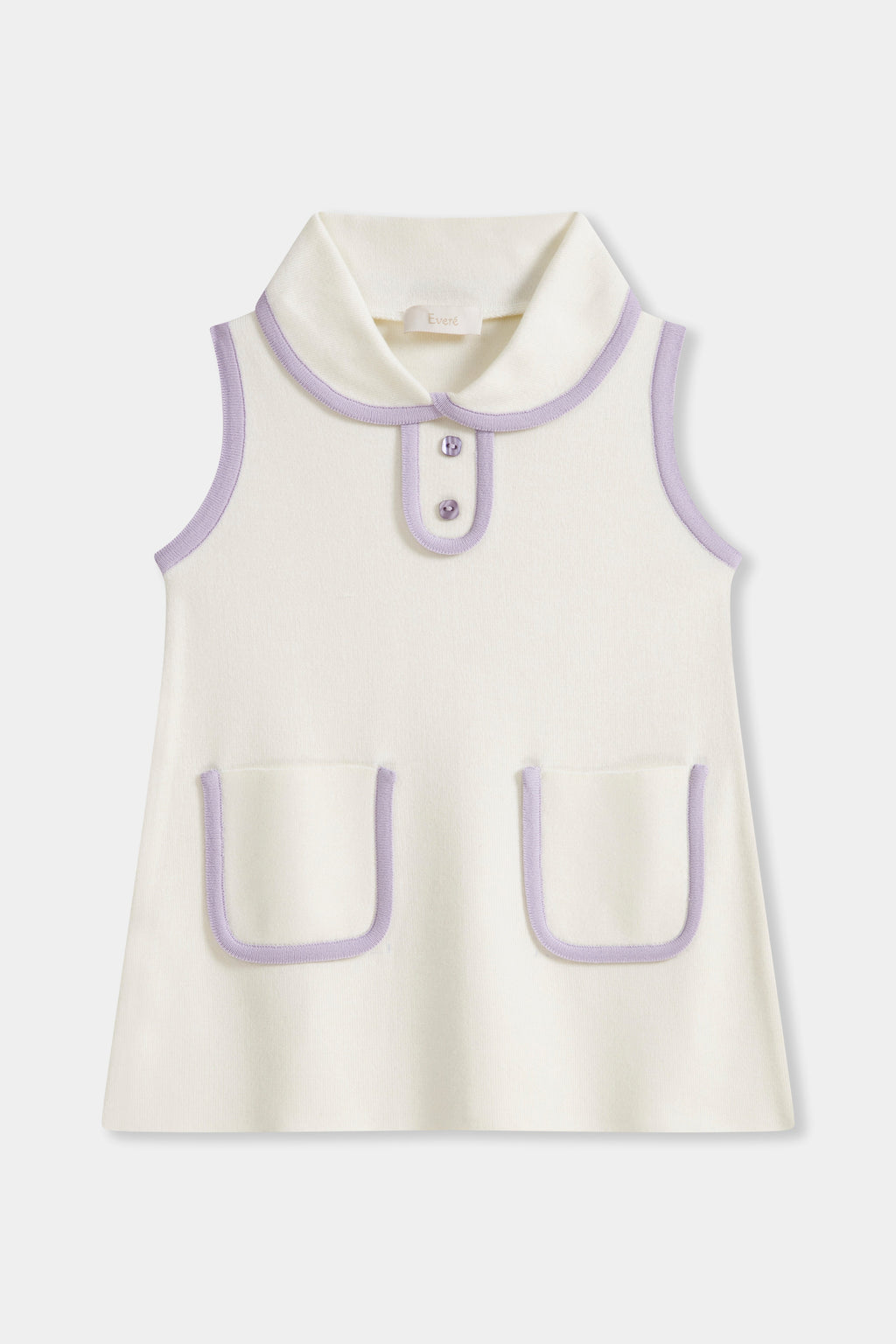 EVERE KIDS Biyeli Kolsuz Mini Elbise