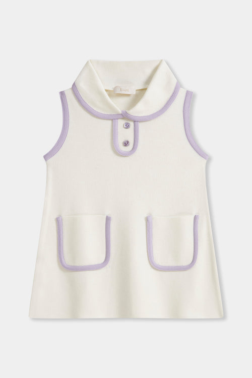 EVERE KIDS Biyeli Kolsuz Mini Elbise