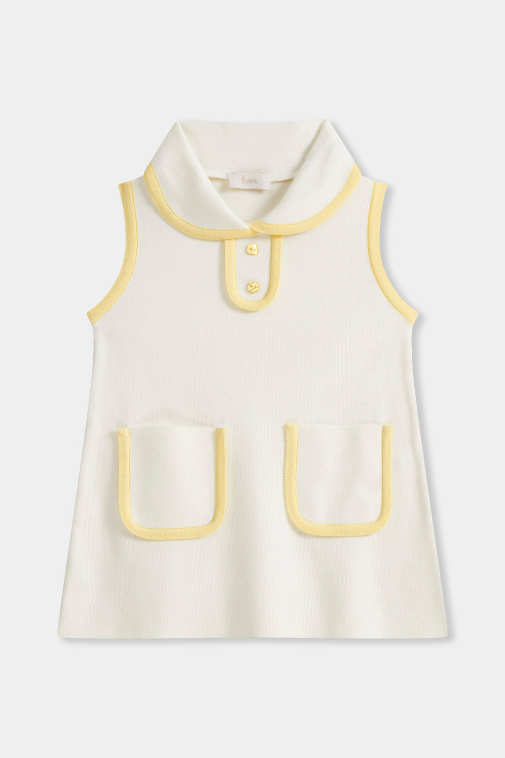 EVERE KIDS Biyeli Kolsuz Mini Elbise