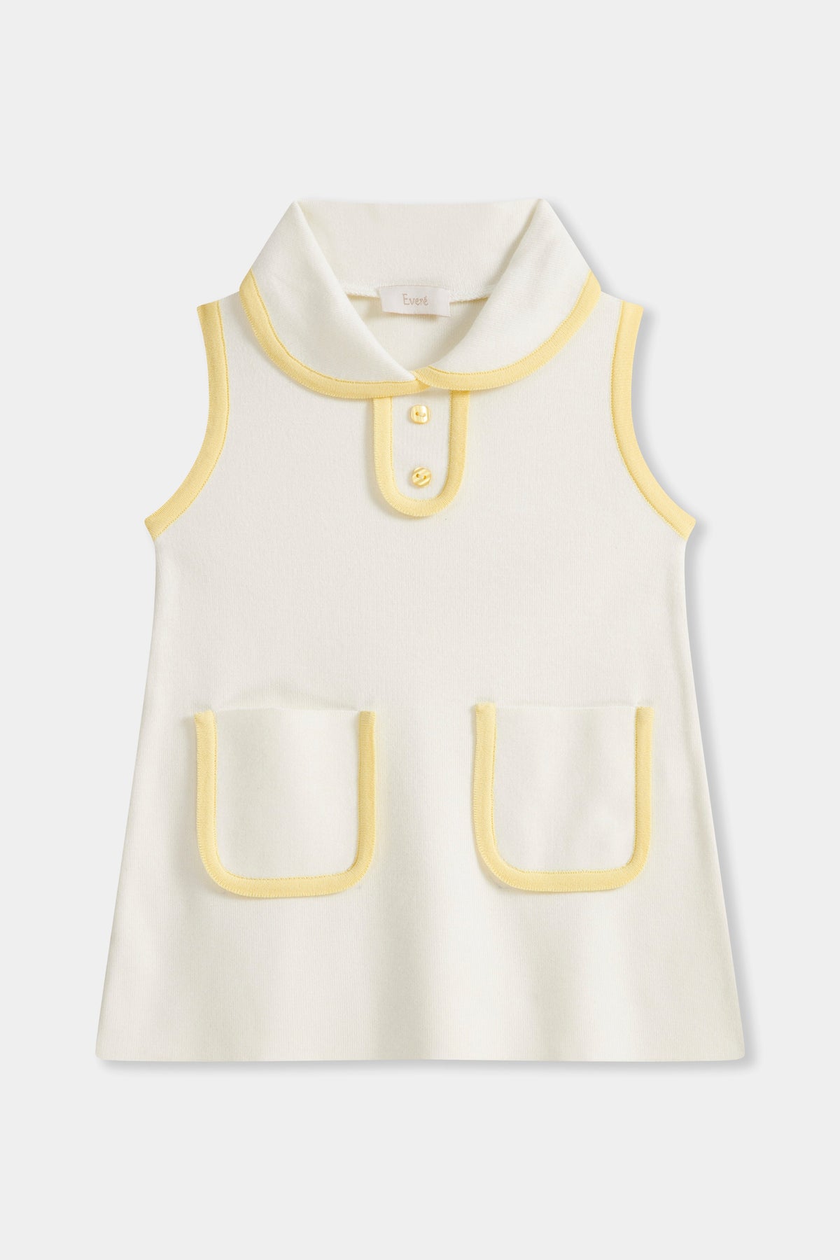 EVERE KIDS Biyeli Kolsuz Mini Elbise