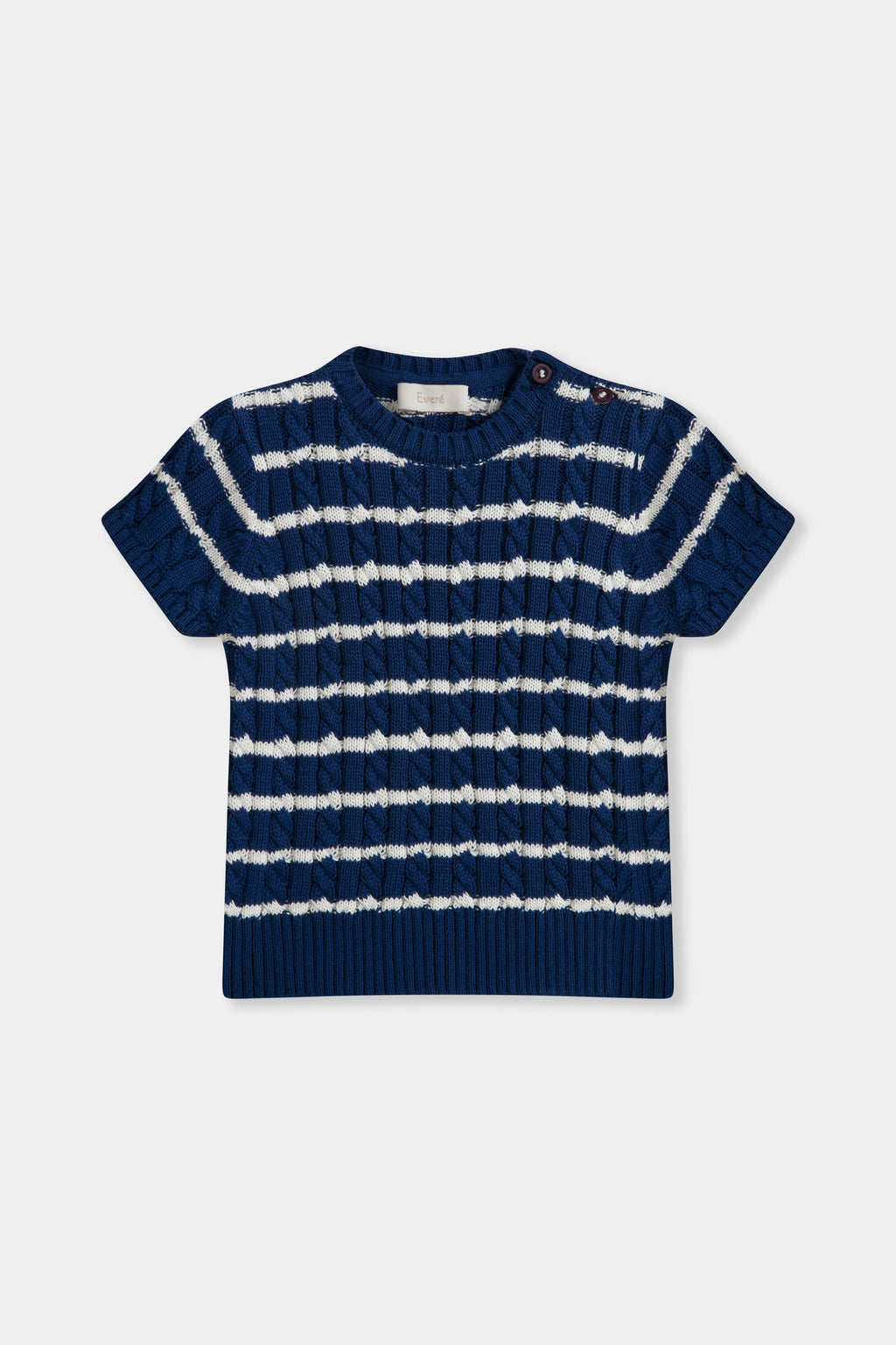 EVERE KIDS Saç Örgülü Unisex Triko Tişört