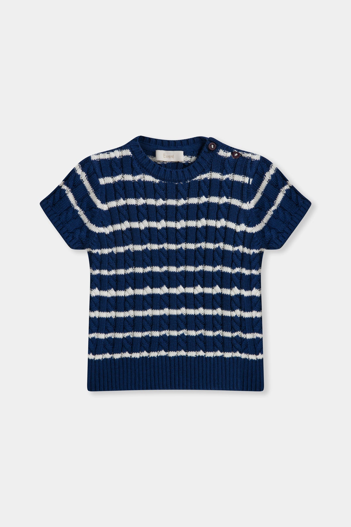 EVERE KIDS Saç Örgülü Unisex Triko Tişört