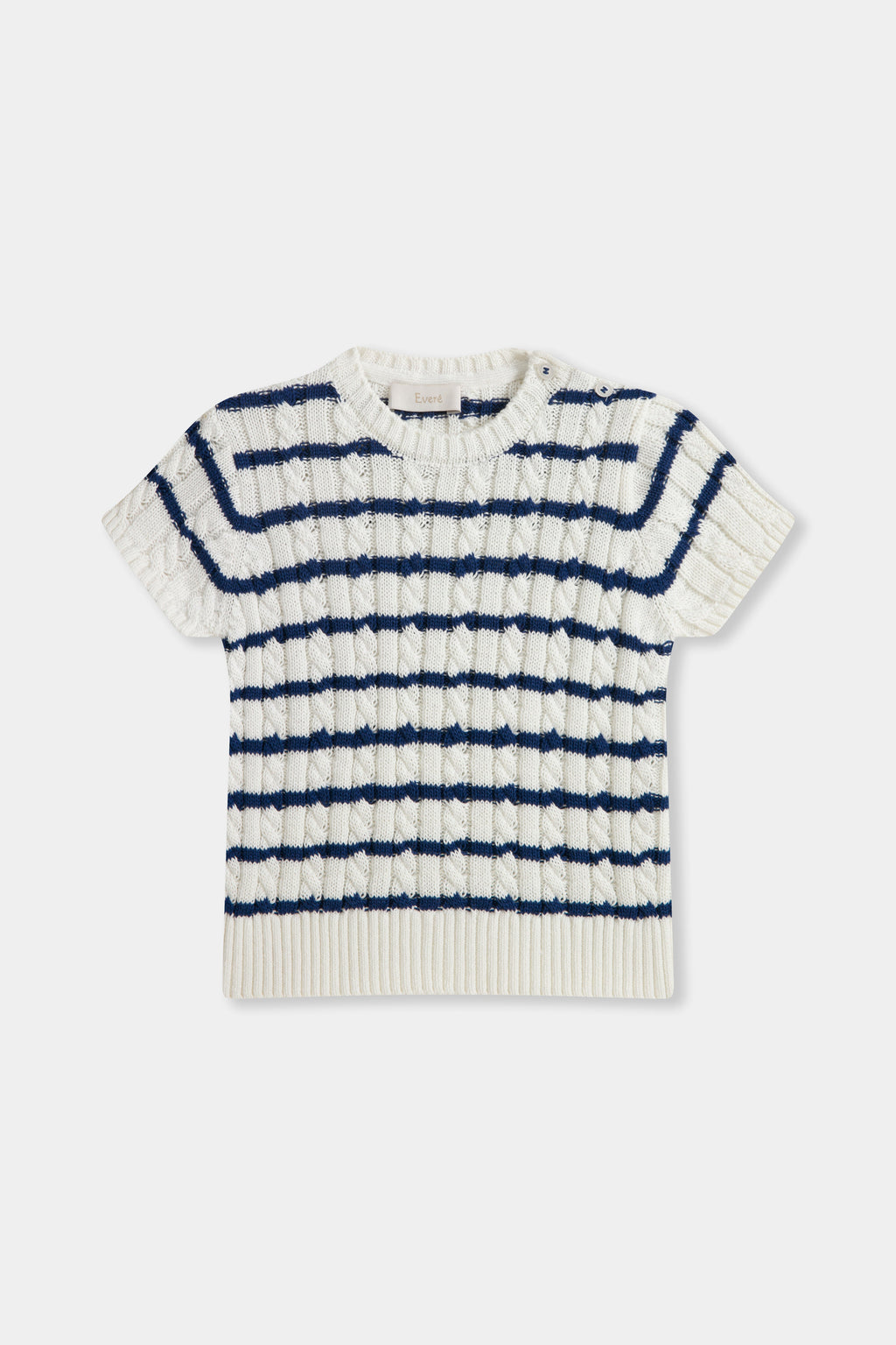 EVERE KIDS Saç Örgülü Unisex Triko Tişört