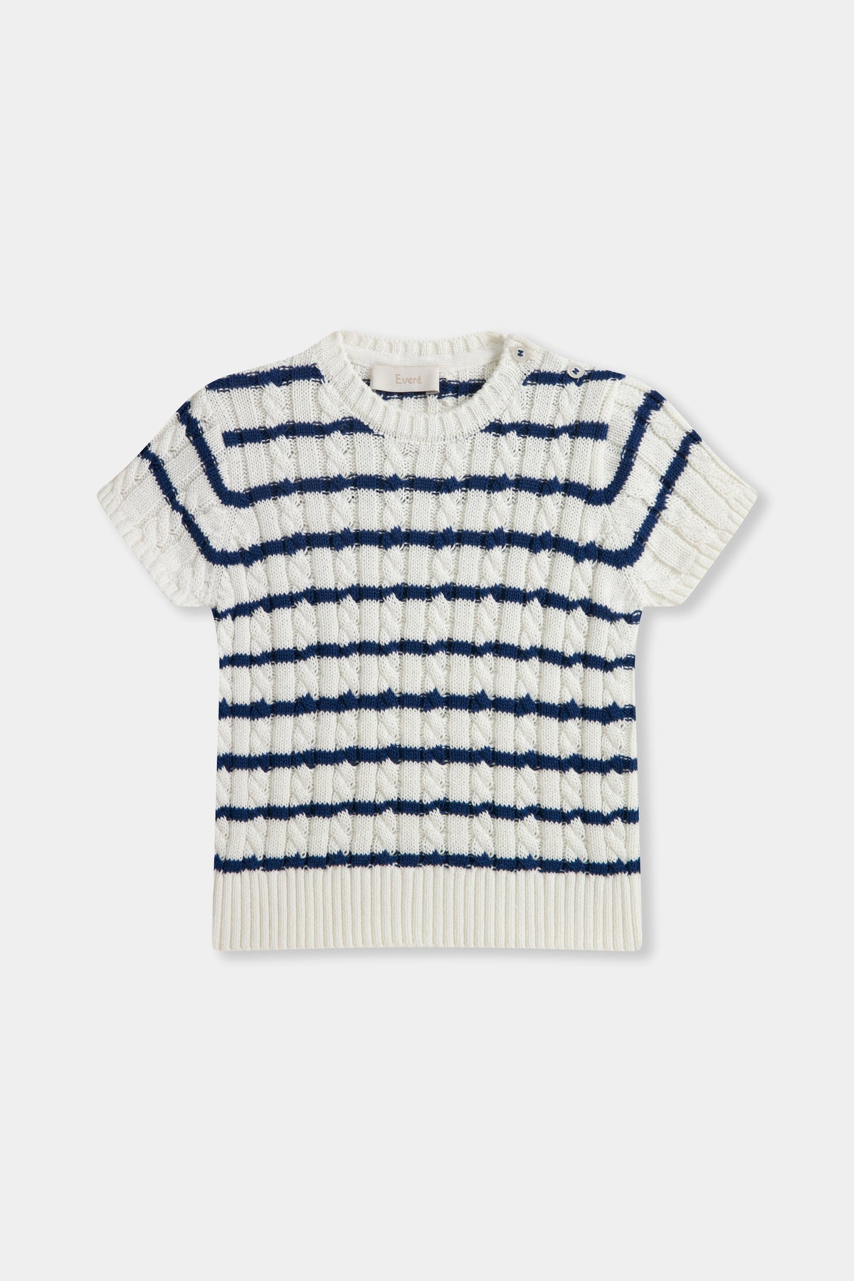 EVERE KIDS Saç Örgülü Unisex Triko Tişört
