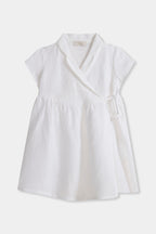 EVERE KIDS %100 Organik Keten Elbise