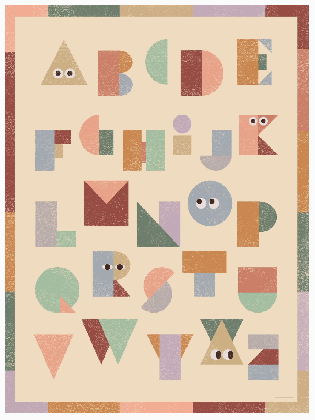 HUEPPI SPELL THE FUN ALPHABET RUG