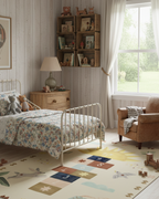 HUEPPI BUNNY HOPS SUN POPS HOPSCOTCH RUG